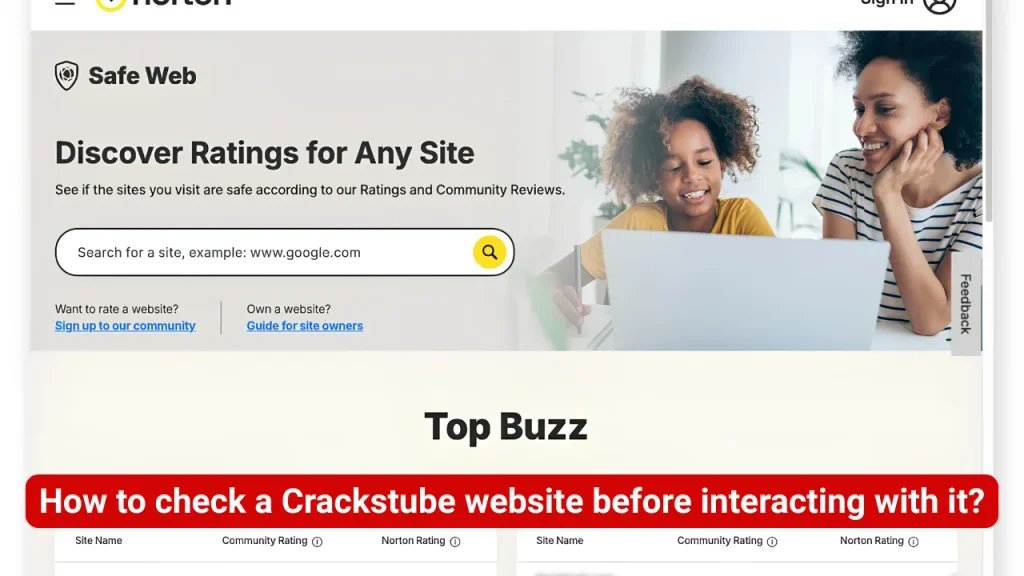 How to check a Crackstube website before interacting with it?