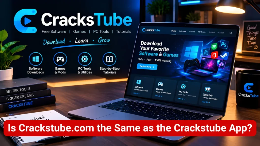 Is Crackstube.com the Same as the Crackstube App?